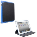 ifrogz Carrying Case (Folio) for iPad - Black, Blue ifrogz Carrying Case (Folio) for iPad - Black, Blue