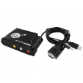 Sewell PC To TV (VGA to RCA) Converter w/ All-in-One Cable